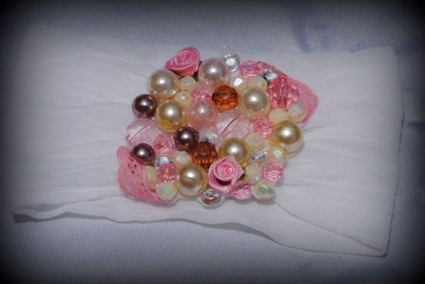 Meia de seda de pedras